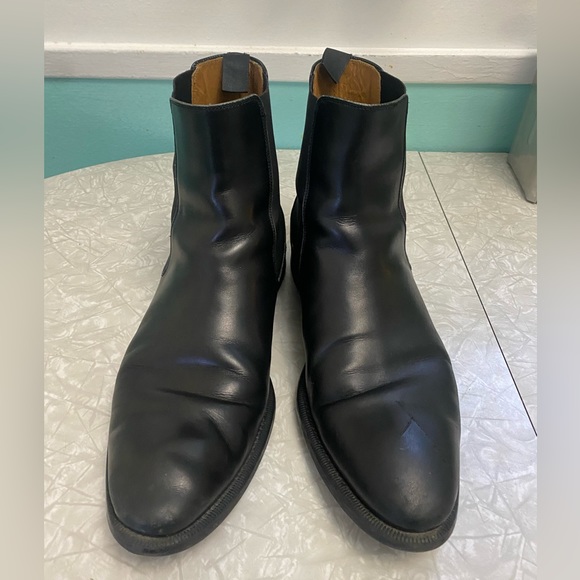 Magnanni Black leather chelsea boots Sz:12 made in Spain - Picture 2 of 12
